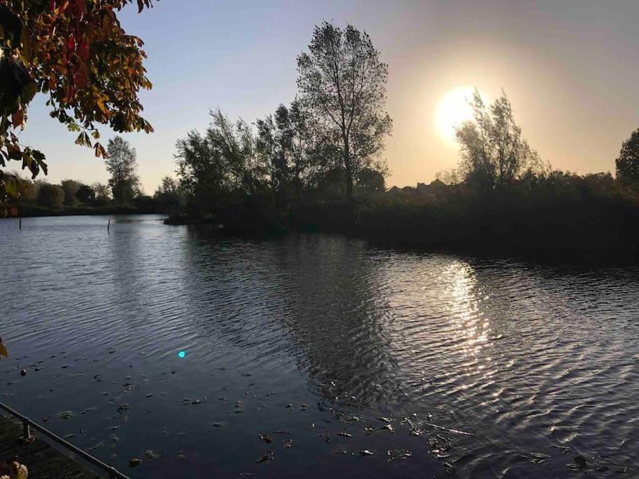 Gezellige Pipo Met Grote Schommel Aan Het Water Villa Medemblik Eksteriør bilde